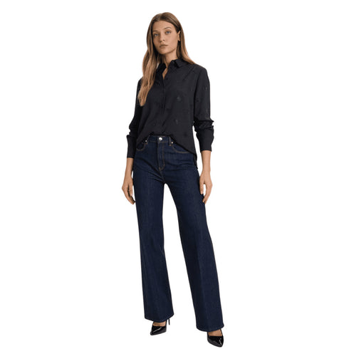Guess Camicia casual Camicia Flore Guess XS A25-GUESSW5BH80W2982-JBLK-XS - Francavilla Moda